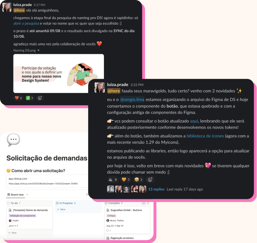 Slack updates
