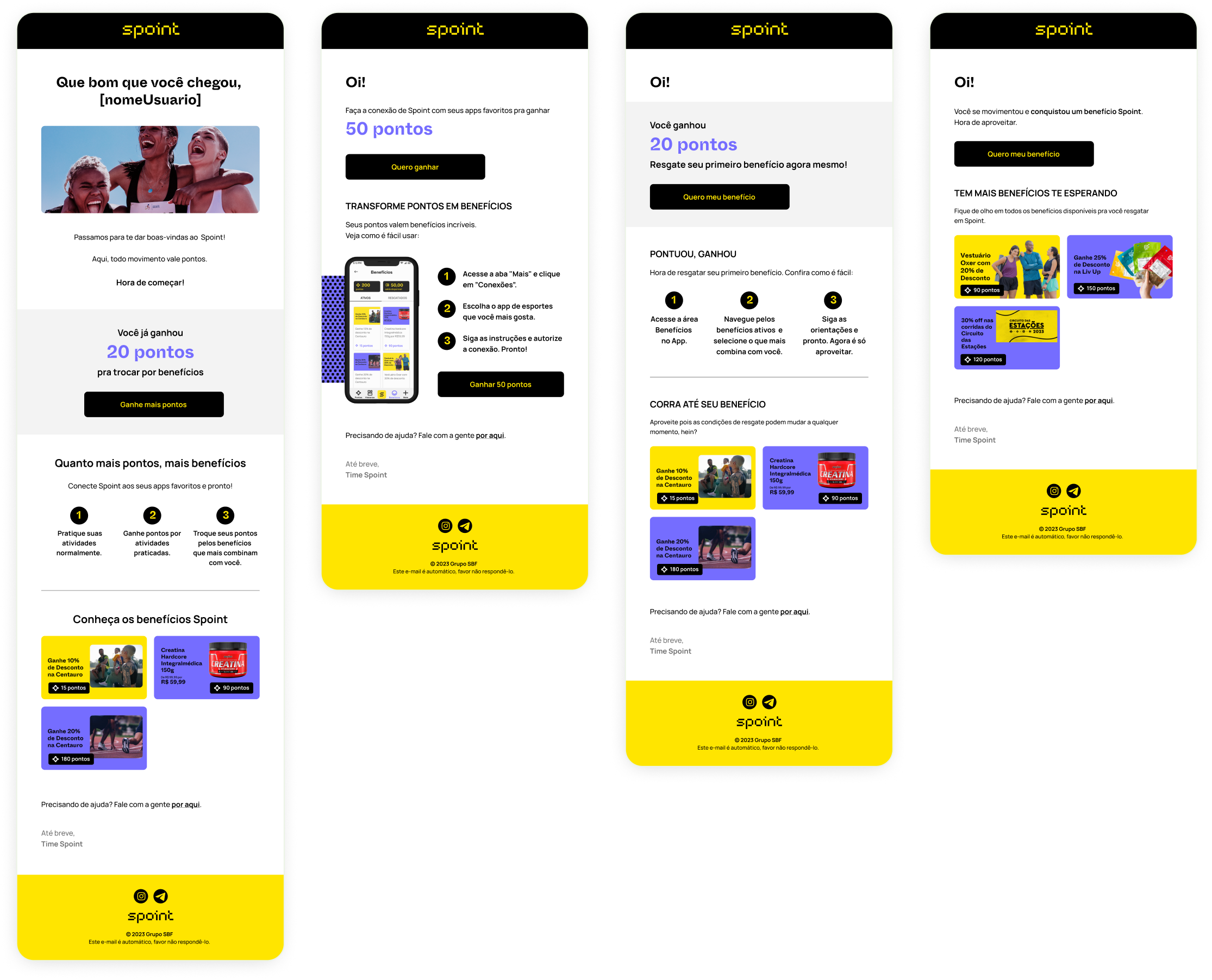 Spoint marketing and transactional emails