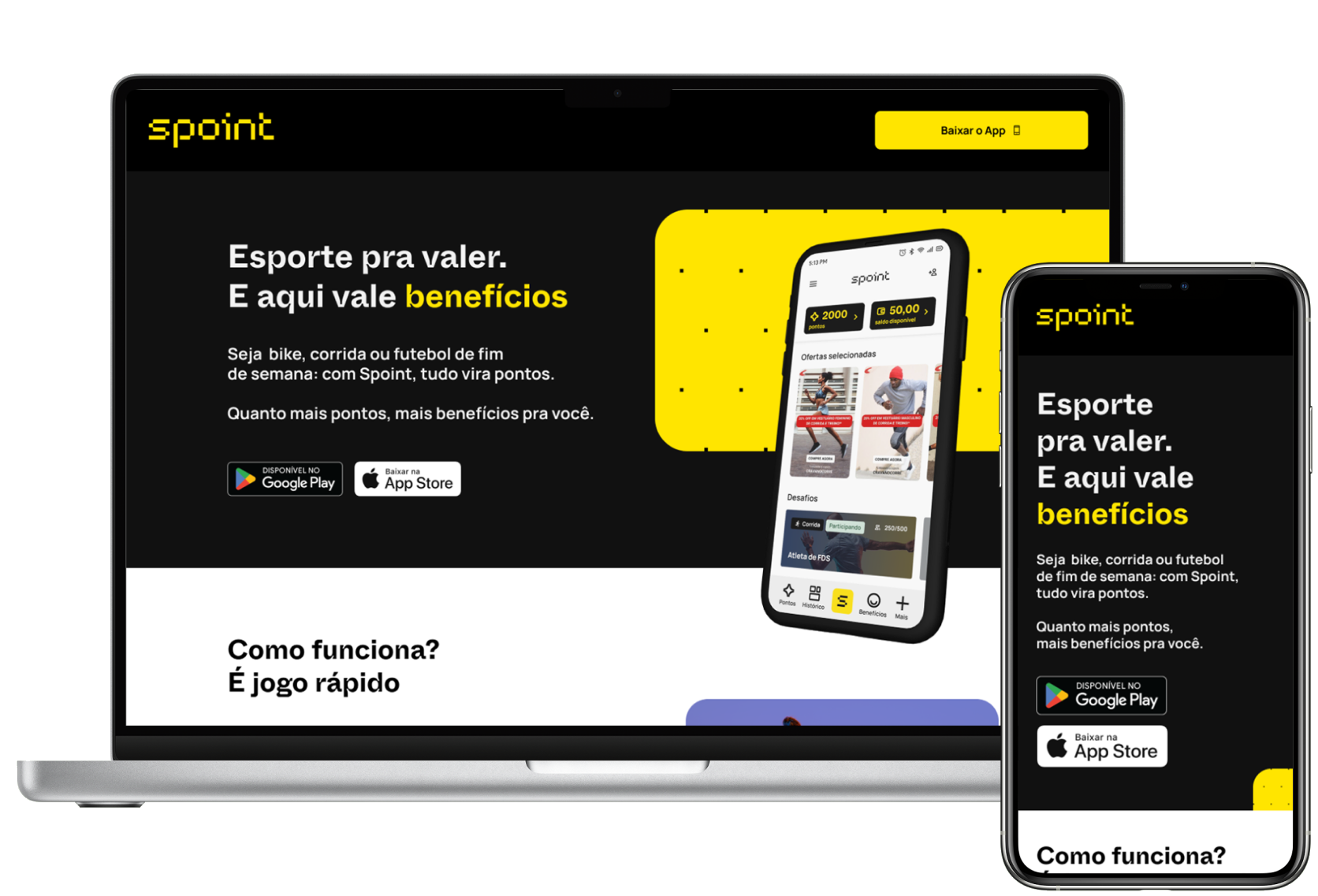 Spoint landing pages
