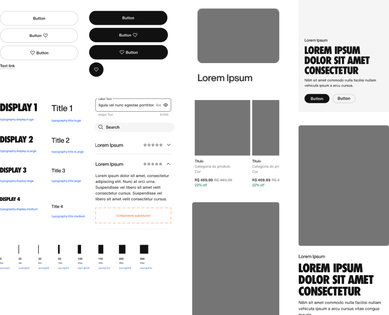 Nike design system foundations and component mapping