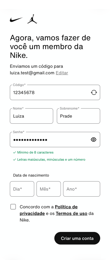 Registration after the design system